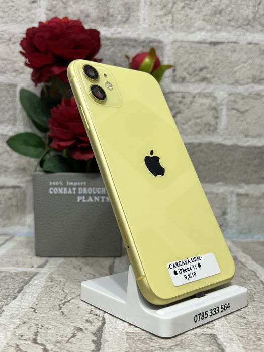  Carcasă iPhone 11 GALBEN (Originală) 