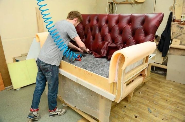 Перетяжка мебели