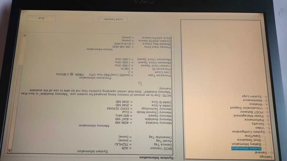 Лаптоп dell latitude e6500 t9600/ 4gb/ hdd оригинално зарядно