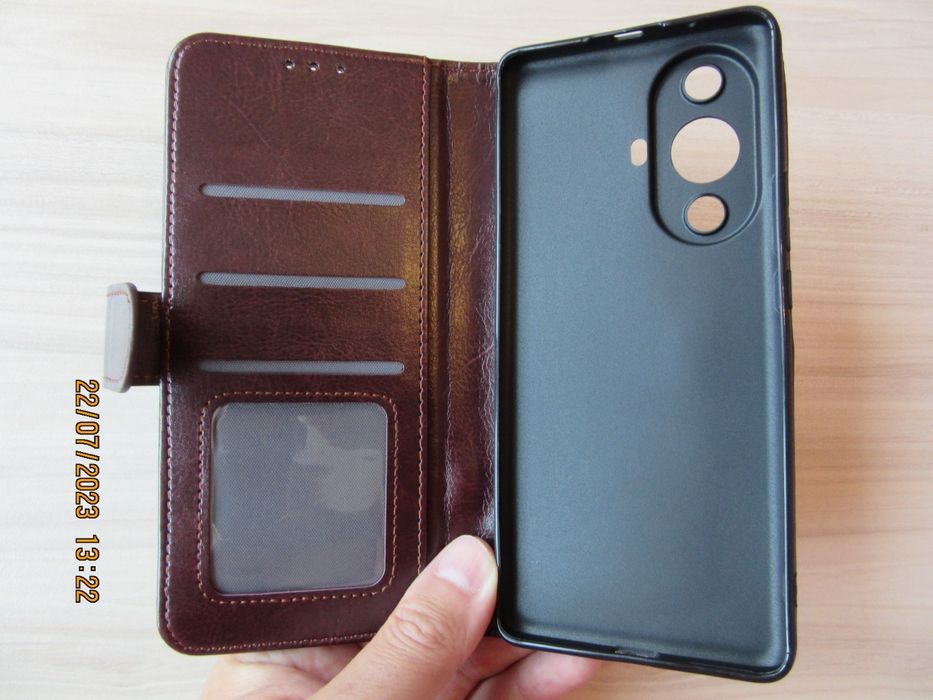 Huawei Nova 12 SE / 12s / 11 Pro / 11 / Кожен калъф тип тефтер