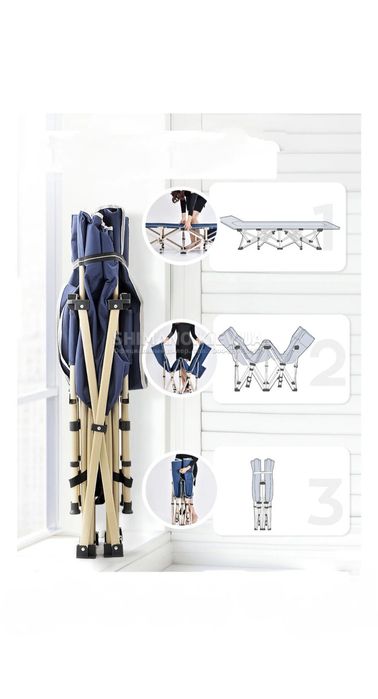 Раскладушка с матрасом для охоты, для рыбалки и для пикника