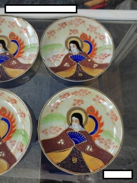 Шест чинийки за чаши за кафе япония