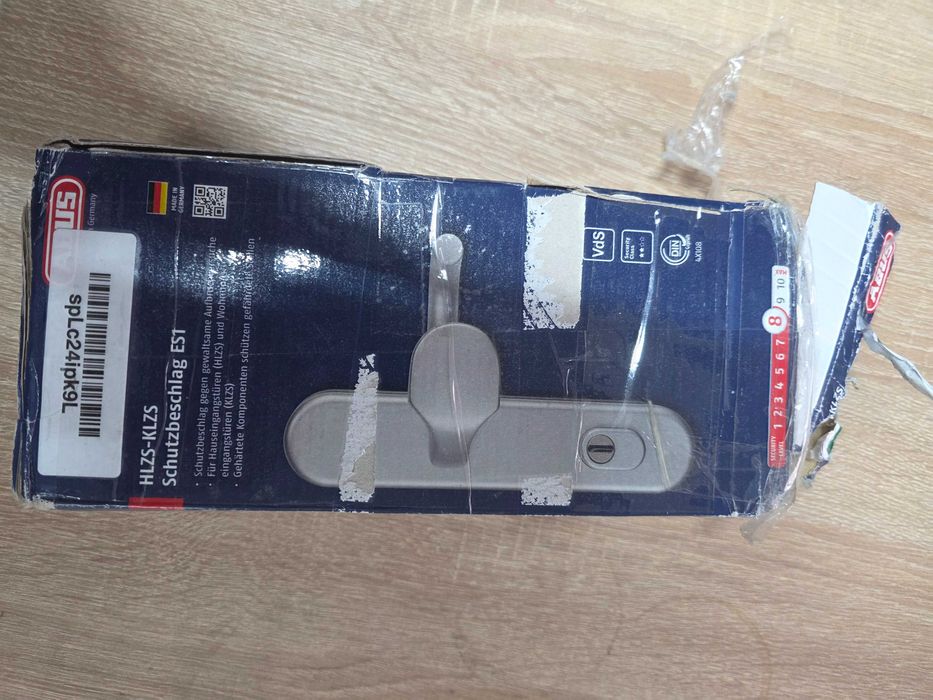 2 x Manere Mobil/fix Cu Sild Usa Intrare Abus 92/118 Mm, Argintiu