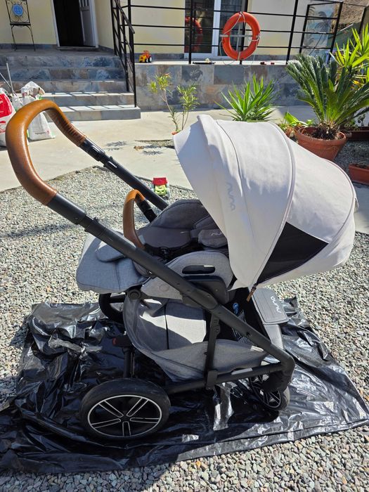 Cărucior 3 în 1 Nuna Mixx Next – Birch + scoică Pipa Lite LX