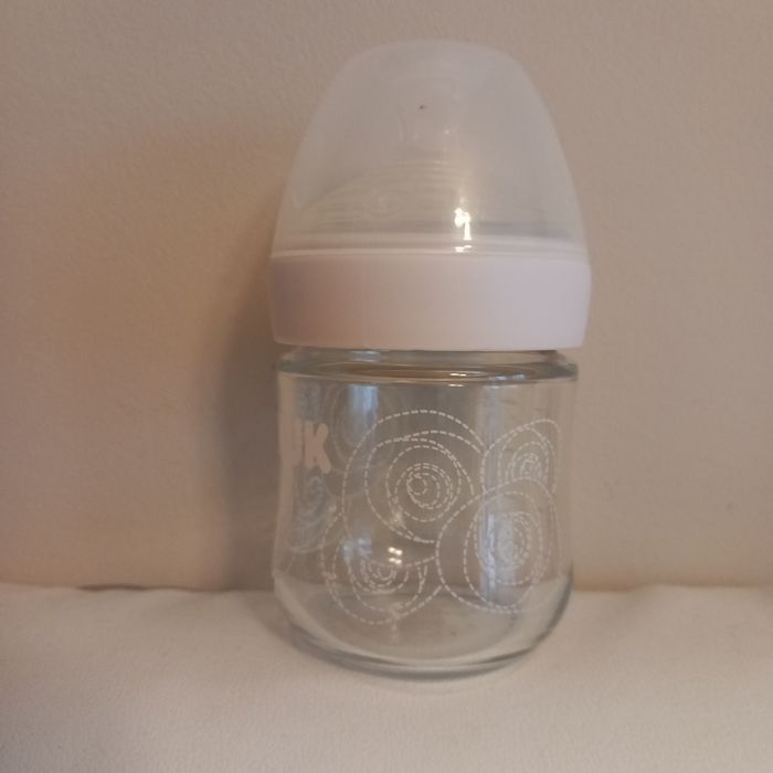 Biberon NUK Nature Sense din sticla, 120 ml