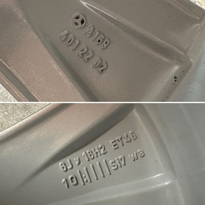 4бр. ОТЛИЧНИ 16” ОРИГИНАЛНИ Джанти 5x112 за *MERCEDES-BENZ* 6Jx16H2, ET46