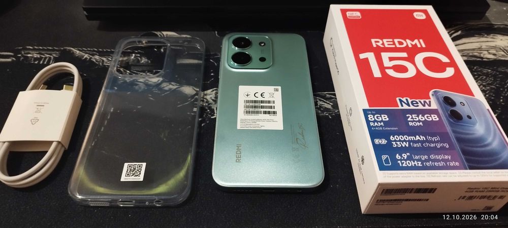 Redmi 15 c 4g 8 ram 256 rom