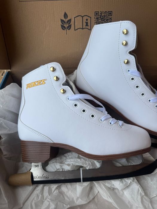 patine de gheață roces nirvana albe, mărimea 39