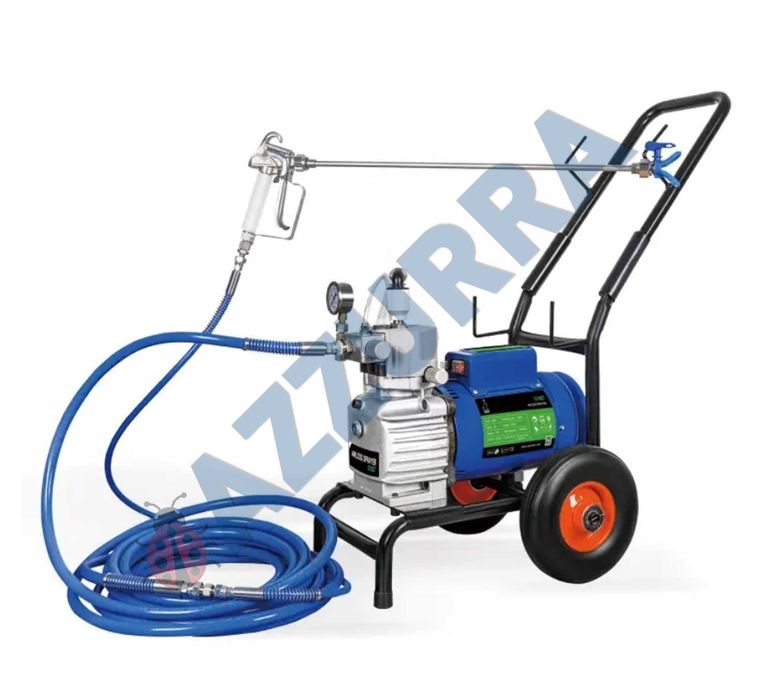 Pompa de vopsit si zugravit AIRLESS Piston Profesională cu Cadru