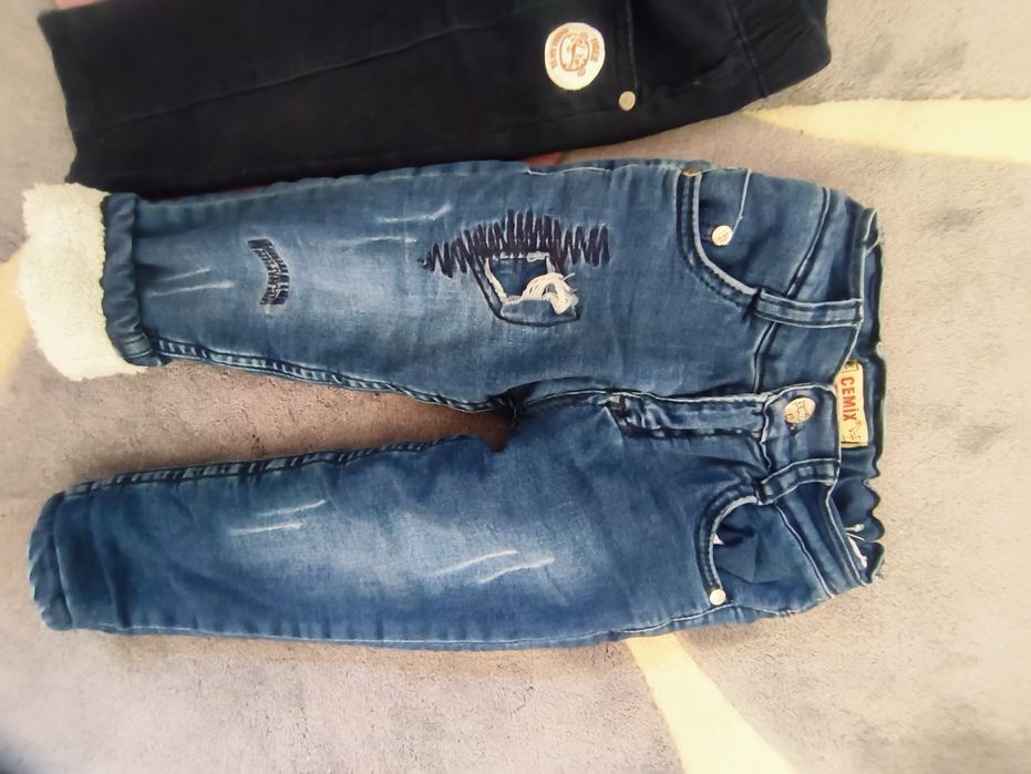 Продавам изолирани четкани дънки