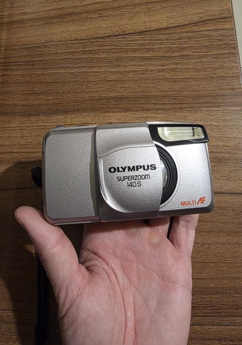 Olympus Superzoom 140s Aparat Foto Film Camera Point & Shoot Drumetie