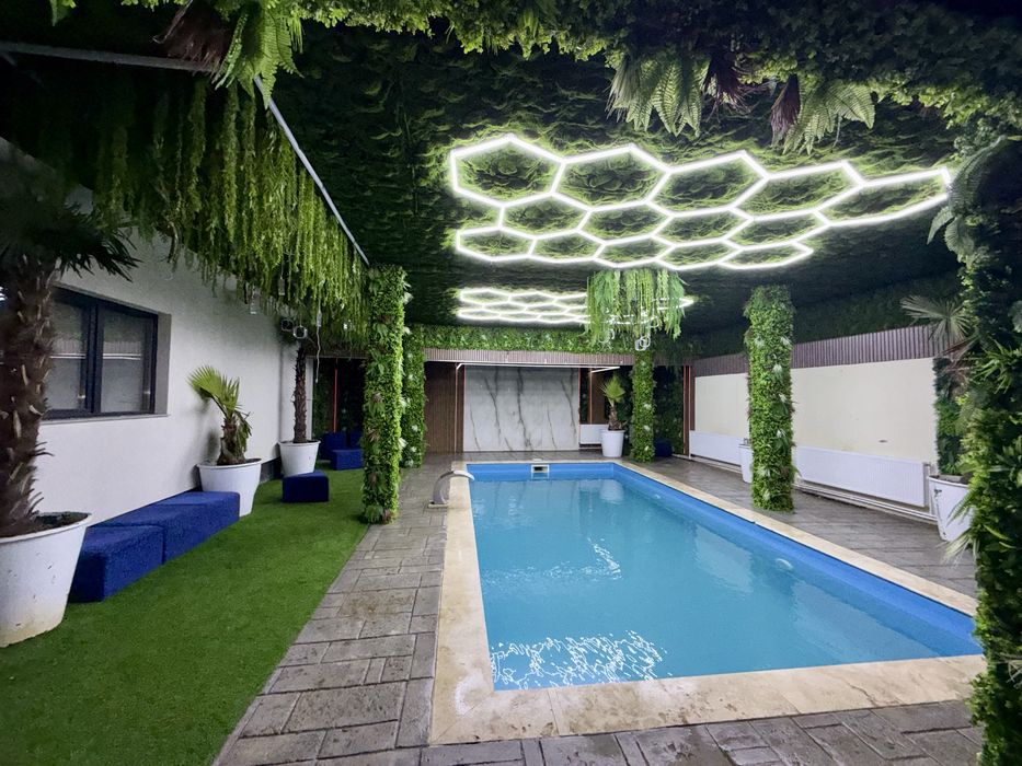 Vila de petrecere-Piscina-Casa de inchiriat-Majorate-Aniversari-Reveli