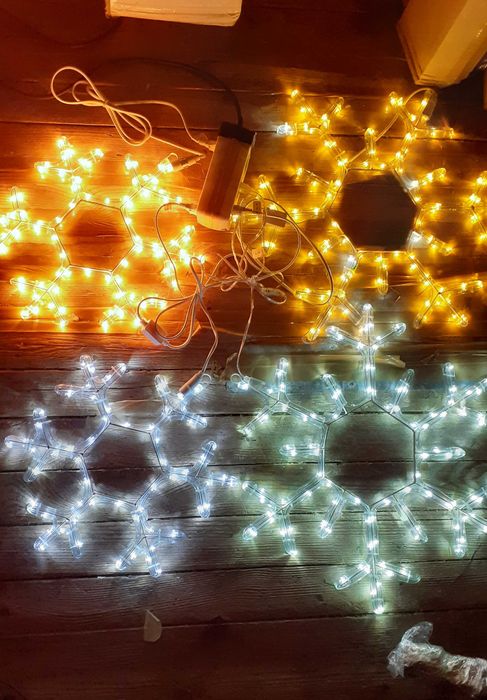 Декоративна Снежинка Малка Топло Бяла 35х35см 29.99лв Енергосп декор