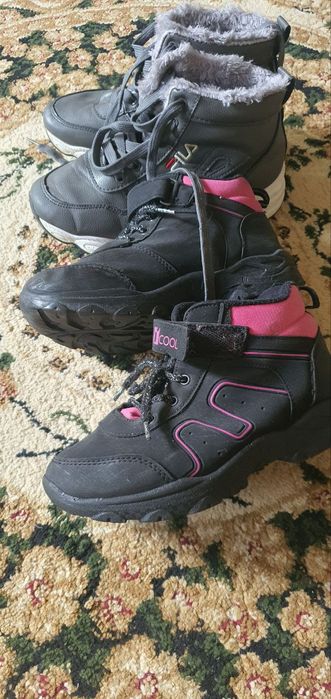 Ботинки зимние на девочку 34 , 36