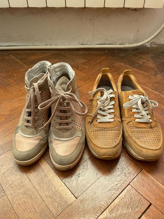 Оригинални дамски спортни обувки на марките Геокс, Тамарис и Пума, 38