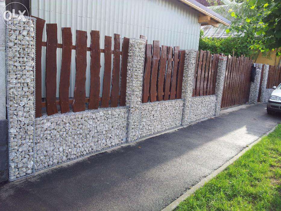 Gard din gabion , gabioane
