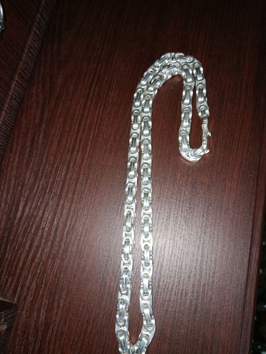 Цепь серебренная вес 259 грамм