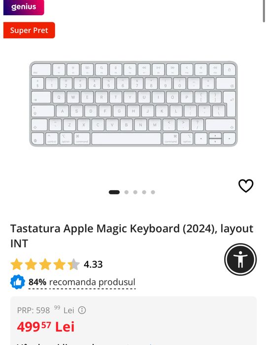 Tastatura Apple Magic Keyboard (2024), sigilata