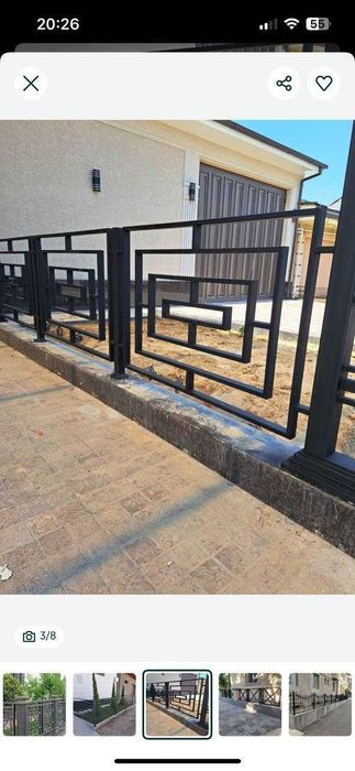 Казерёк darvoza naves лексан оргождения reshotka решётка перила навес