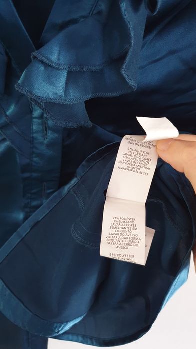 Camasa M Atmosphere satin turcoaz