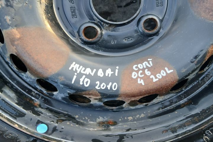 Janta tabla cu anvelopa 14 52910-B9100 52910-B9150 5JX14CH ET47 175/6