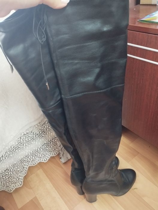 Сапоги ботфорты демисезонные