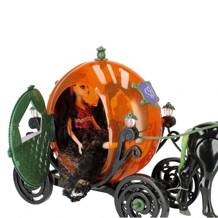 Комплект кукли с количка, многоцветен, 60x34x20см