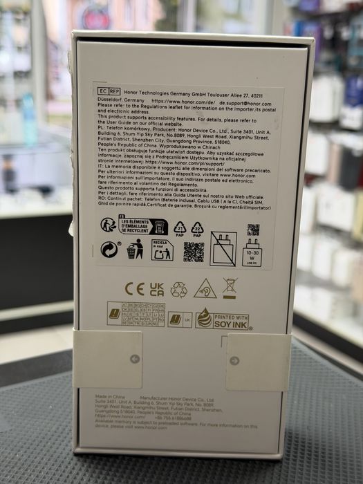 Honor 600 lite 5G Valvet Black 256GB 8GB RAM Чисто Нов 2г Гаранция