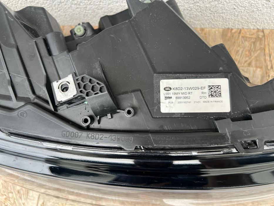 Far dreapta Range Rover Evoque L551 Full LED MATRIX Original Europa