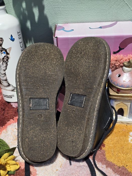Clarks обувки естествена кожа N38