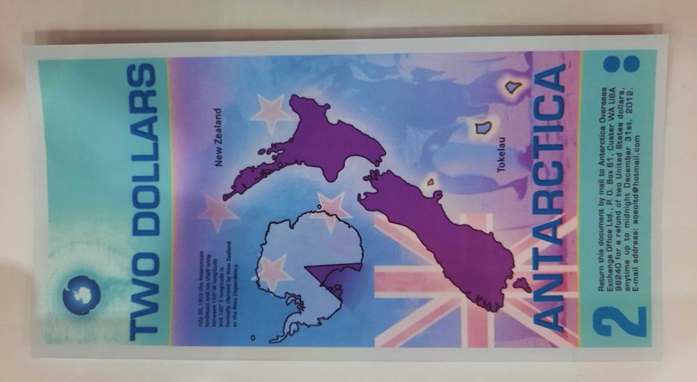 ЛОТ UNC Банкноти - Антарктида