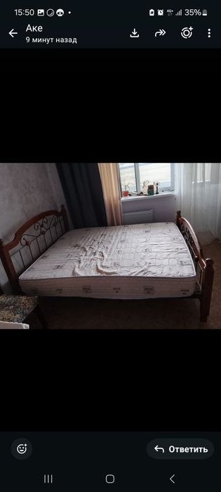 Кровать с матрасом