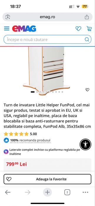 Vand / Schimb cu telefon Turn Little helper stare excelenta