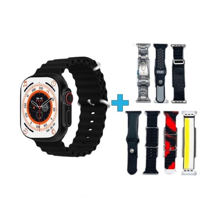 Смарт часовник Y60 Ultra 7 в 1, Водоустойчив, Bluetooth обаждания