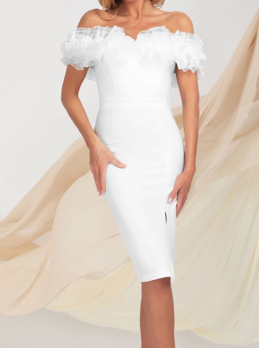 Rochie cununie Pretty Girl alba