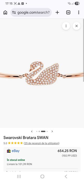 Bijuterii Swarovski/Guess