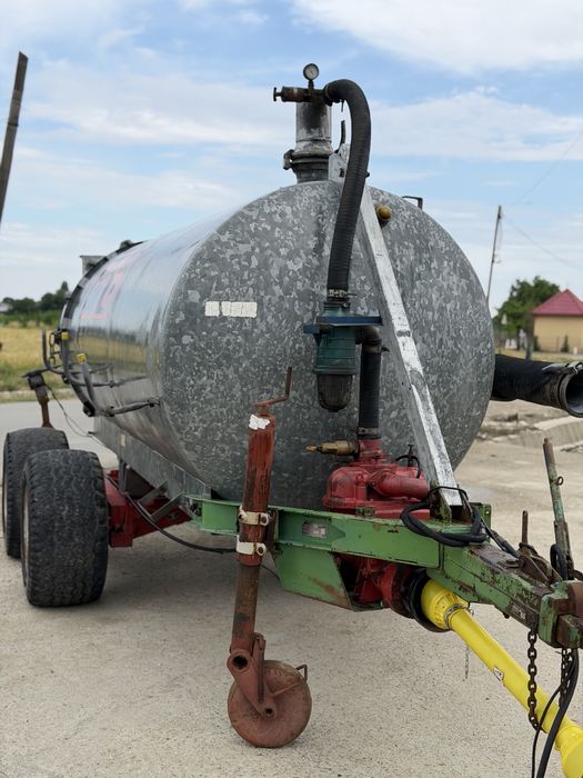 Vidanja/Cisterna 6000L FTS cu Punte Tandem Impecabila Import Germania Pompa Ca Noua