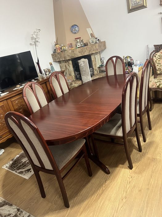 Vand masa extensibila  lemn de cires