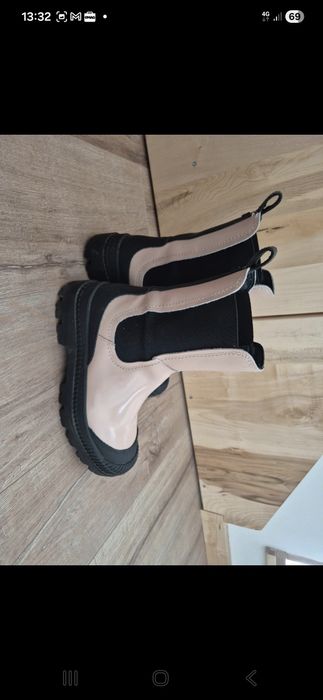 Ghete înalte piele 37