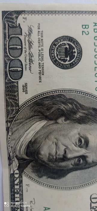 100 $ Долара 1996