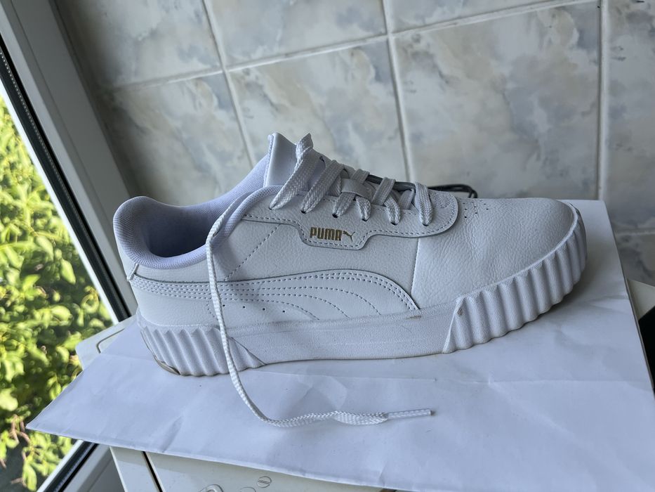 Маратонки PUMA, Кожени спортни обувки Carina.