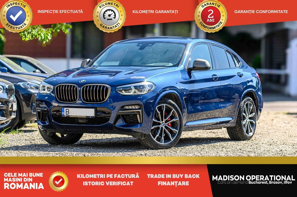 BMW X4 M 31.364e+TVA 2021 ///M40i Laser Gestures ACC Cam360 geamuri atermice