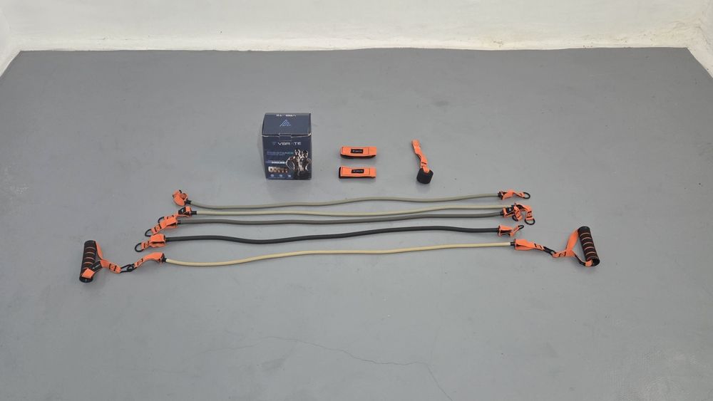 Комплект фитнес ластици VBRATE Resistance Bands Set - 300LBS (Като нови!)