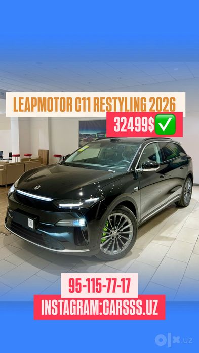 LEAPMOTOR C11 Restyling 2026: 32 499 у.е. - Leapmotor Ташкент на Olx