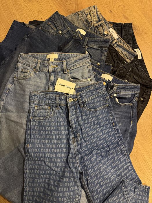 Дънки MIU MIU, ZARA, H&M, ASOS, Reserved