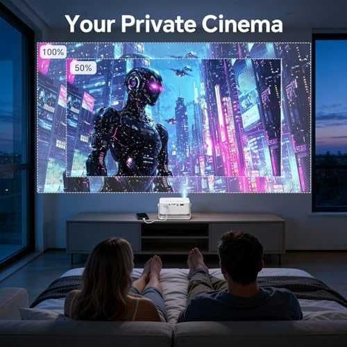 Нов Домашен мини проектор 720P 1080P Auto Keystone iOS Android HDMI