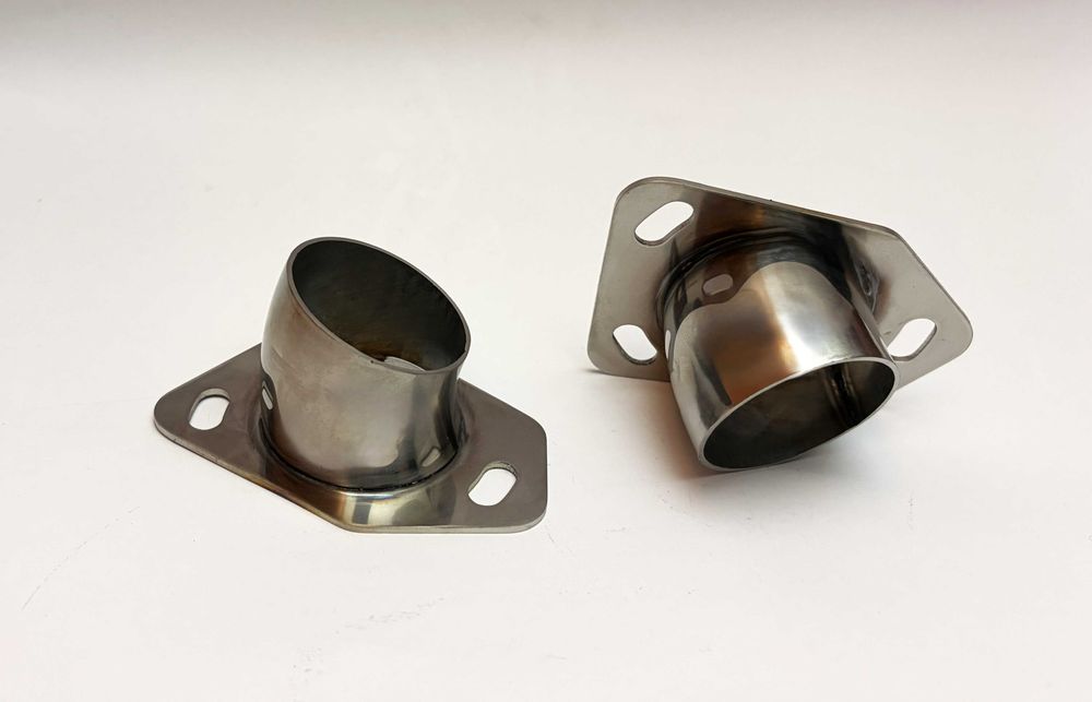 2 Tipsuri Evacuare Finala CFMoto X10 X8, Goes Terrox 1000, Inox 48mm + garnituri 1 mm