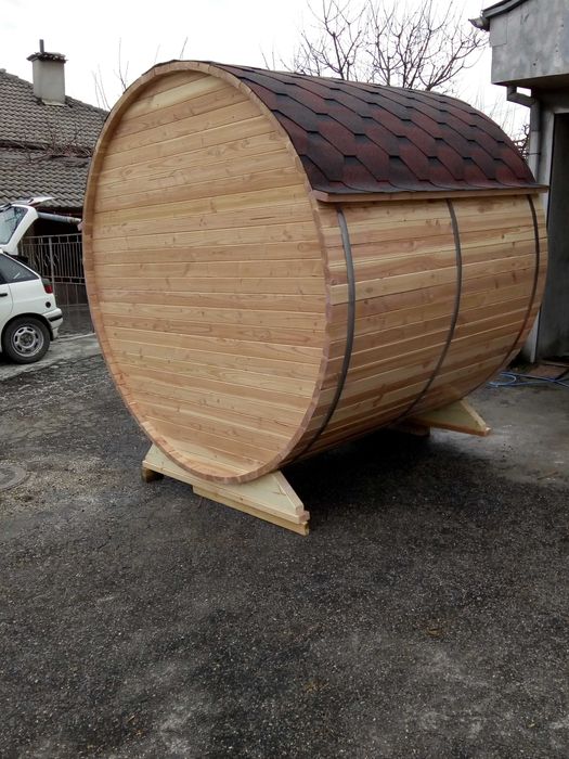 Сауна барел, градинска сауна, сауна тип бъчва ,финландска сауна