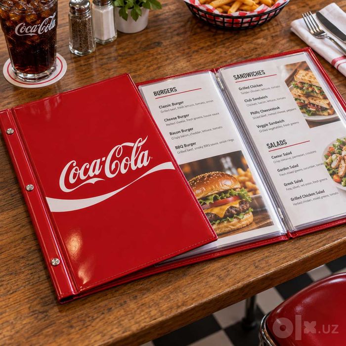 Папки для меню на заказ / Menyu papkalari buyurtmaga