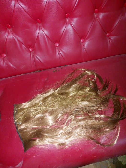 Волосы натуральрые и парик на типсах